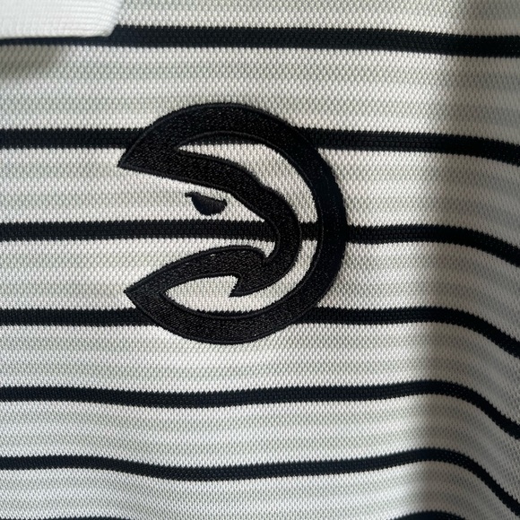 Men’s Nike Dri-Fit Atlanta Hawks Athleisure Lightweight Breathable Polo Size L - Picture 2 of 5